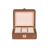 Caja de reloj individual de cuero de lujo para colección